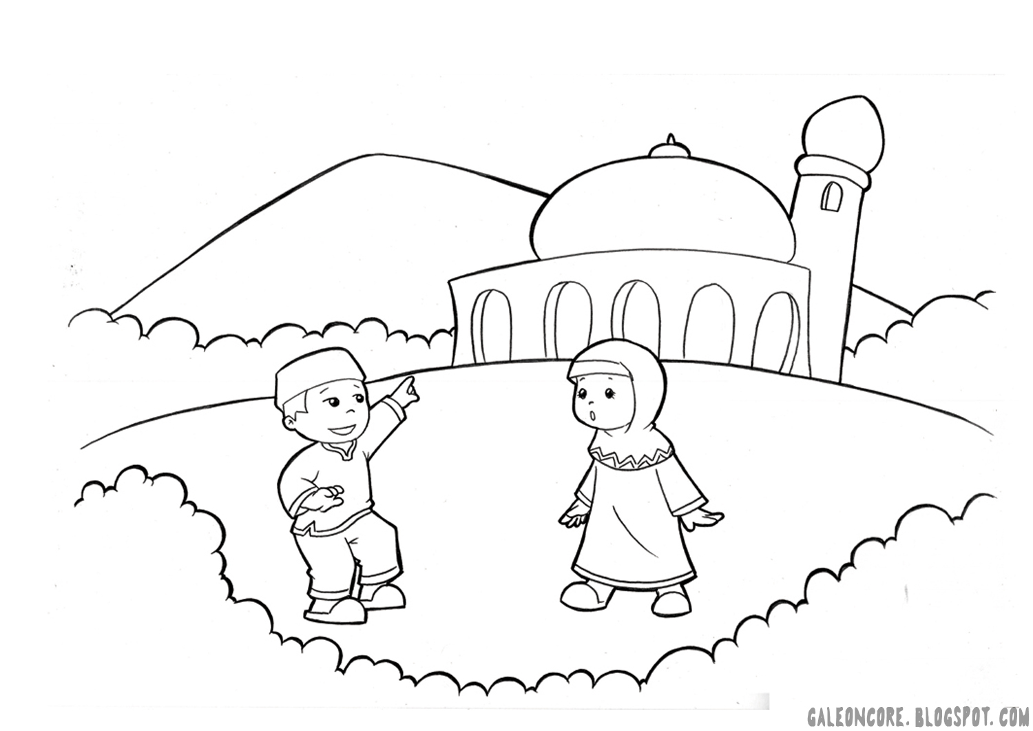ana muslim coloring pages - photo #12