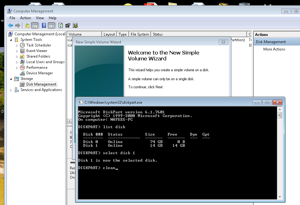 USB detect problem format with Dos NETWORKSTIP Networking CCNA,Centos