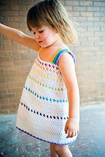 Girl dress Crochet pattern