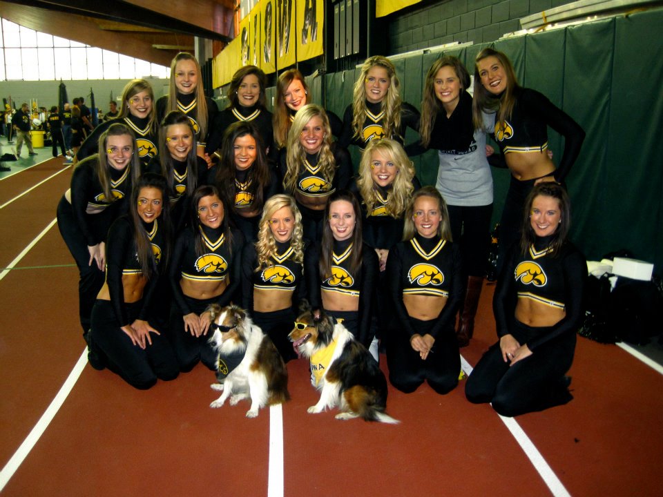 NFL and College Cheerleaders Photos Iowa Cheerleaders & Dancers Are Back