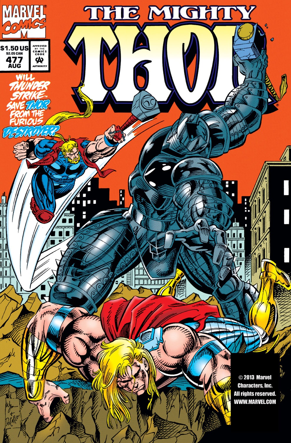 Read online Thor (1966) comic -  Issue #477 - 1