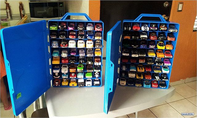 caja para guardar carros hot wheels