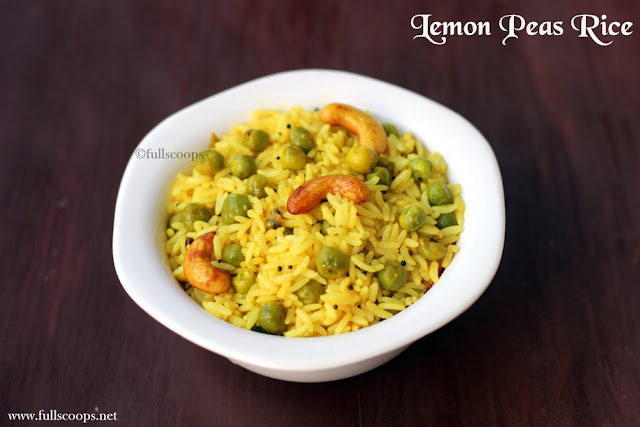 Lemon Peas Rice