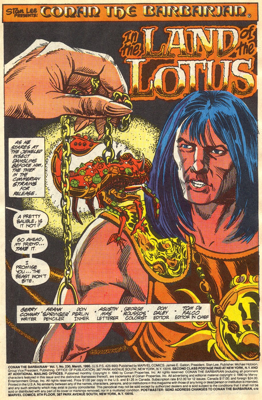 Read online Conan the Barbarian (1970) comic -  Issue #230 - 2