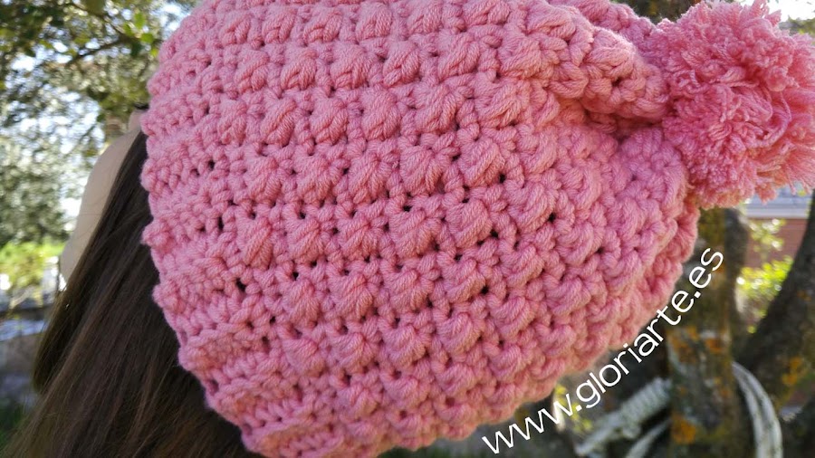 detalle del punto del gorro