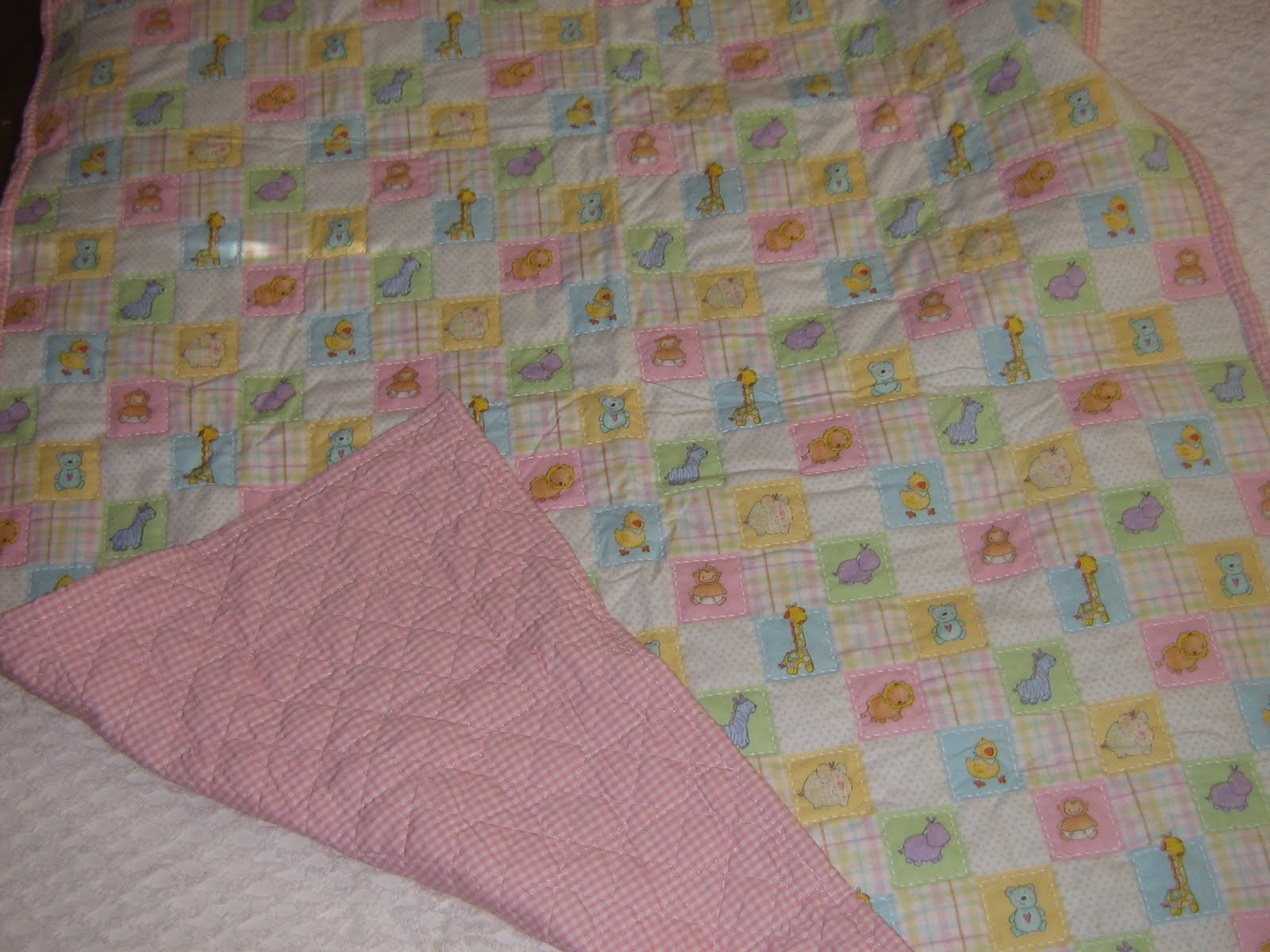 therustycupboard Hand Quilted Baby Blankets/Throws