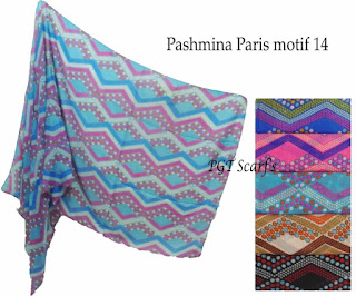 pashmina paris motif grosir souvenir shawl scarf murah