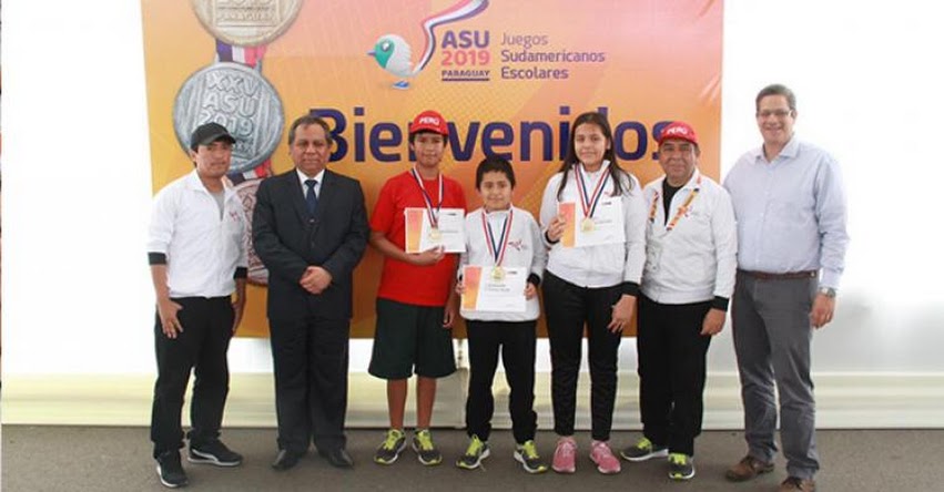 MINEDU y el IPD reconocen a delegación que participó en Juegos Sudamericanos Escolares Asunción 2019 - www.minedu.gob.pe MINEDU y el IPD reconocen a delegación que participó en Juegos Sudamericanos Escolares Asunción 2019 - www.minedu.gob.pe