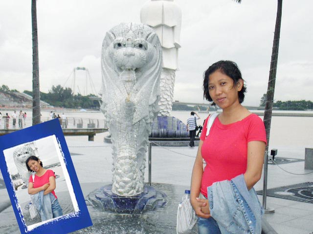 Magnet Singapura Patung Singa | Jejak Cantik