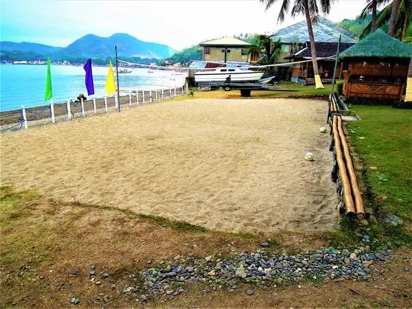 Beach volleyball at Anilao Beach Club