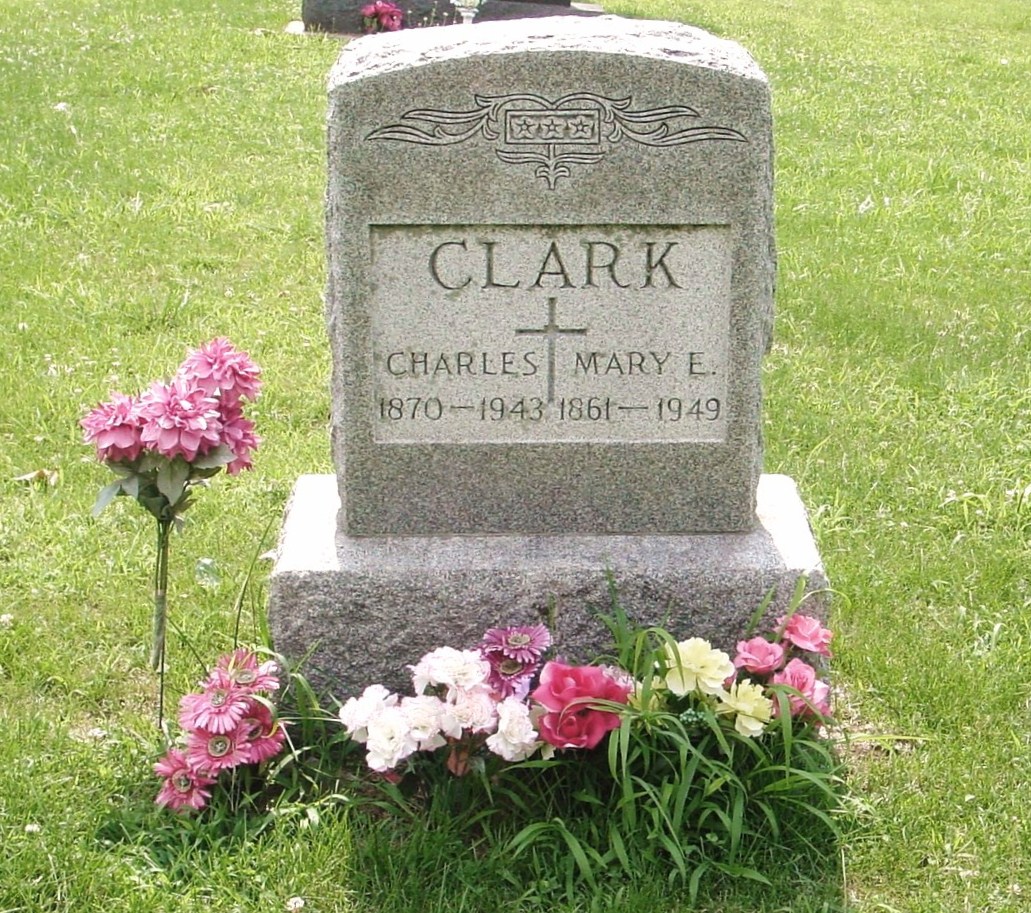 Tombstone Tuesday Mary and Charles Clark