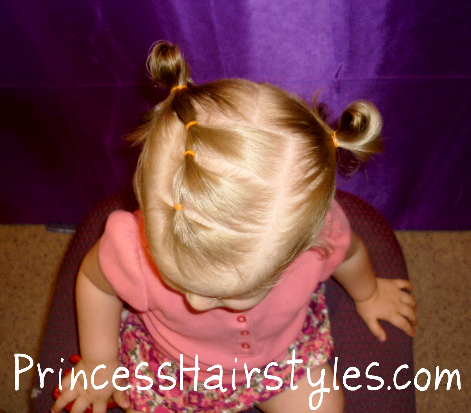 Toddler Hairstyles, Elastic Braid Pigtails | Hairstyles For Girls ...