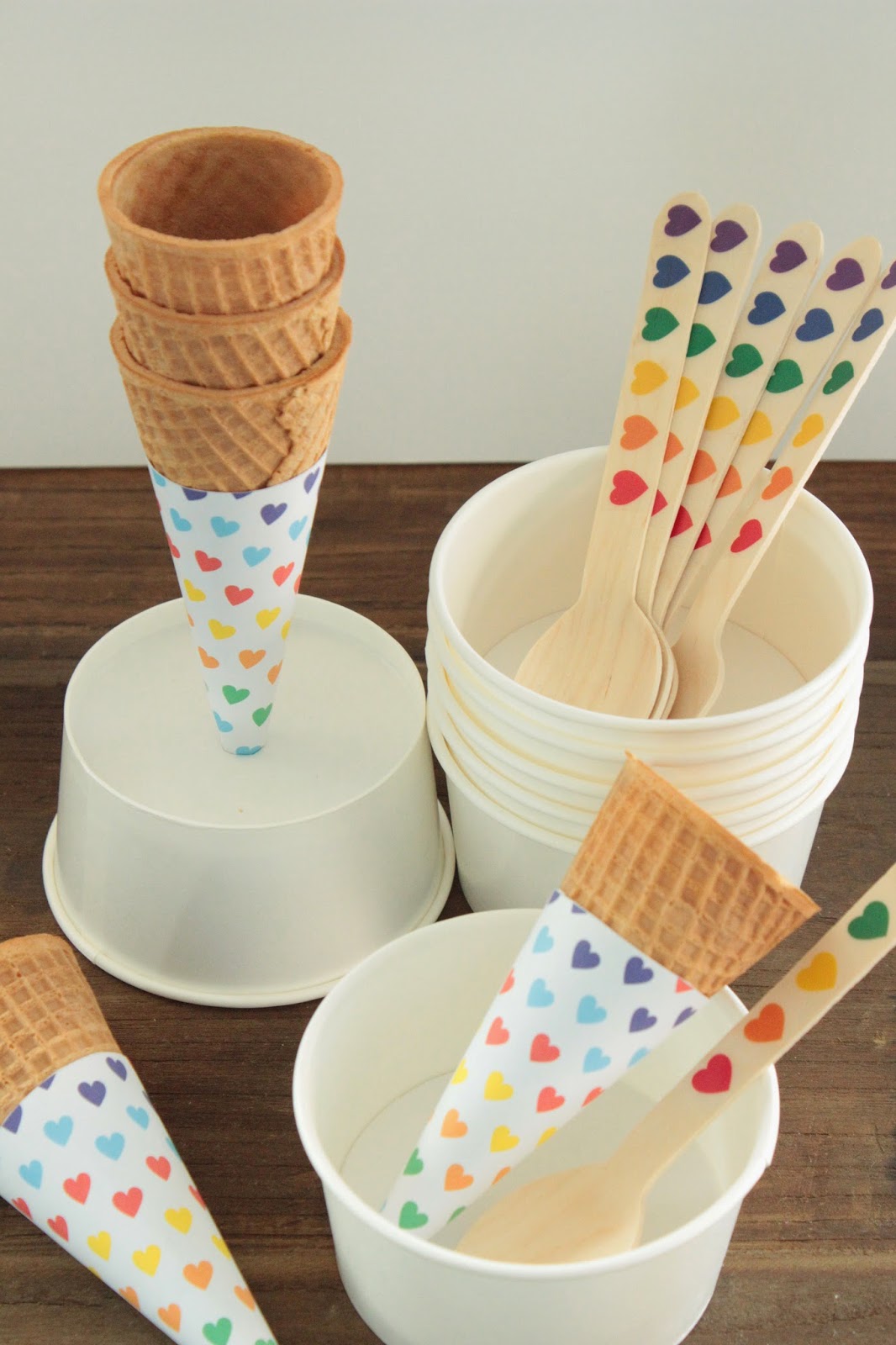 Printable Ice Cream Cone Wrapper Template