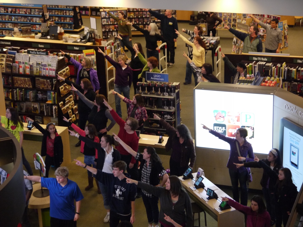Shoreline Area News Christ The King Catholic School S Flash Mob