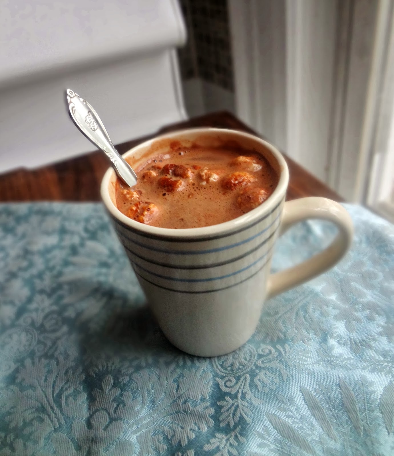 Microwave Hot Chocolate with chocolate chips - Vibrantly G-Free