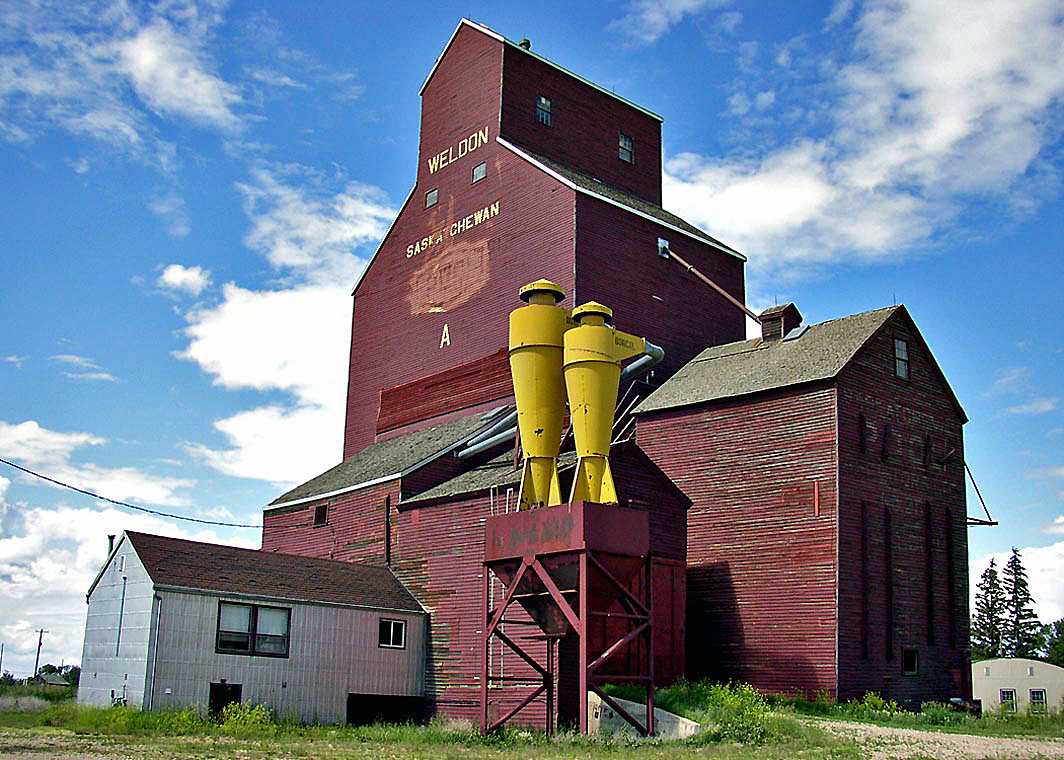 Saskatchewan Grain Elevators Weldon B Grain Elevator