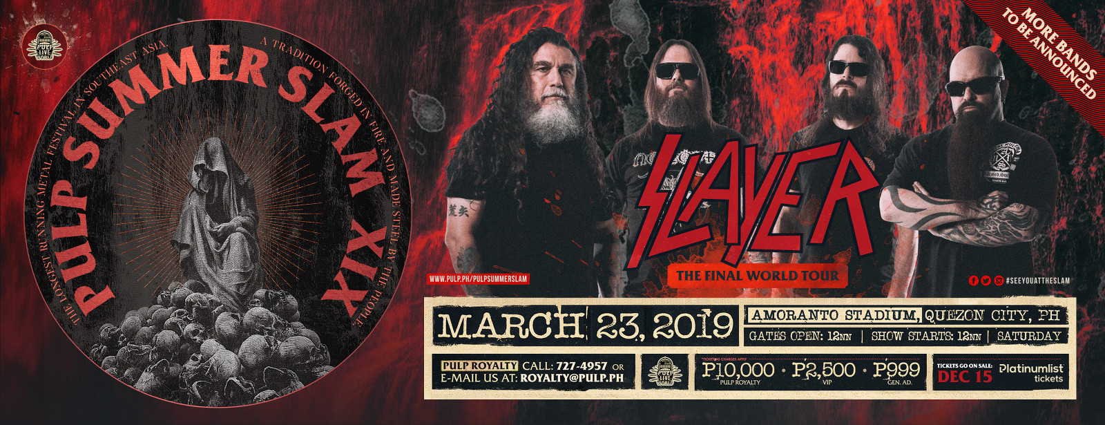 Slayer The Final World Tour Where In Bacolod