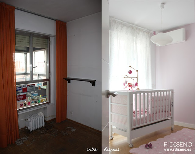 Antes y después de una vivienda en Madrid