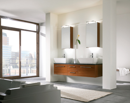 Home and Design Inspiration Modern Bathroom  Lighting  Ideas 