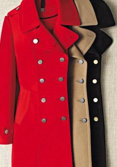 mango cappotto rosso