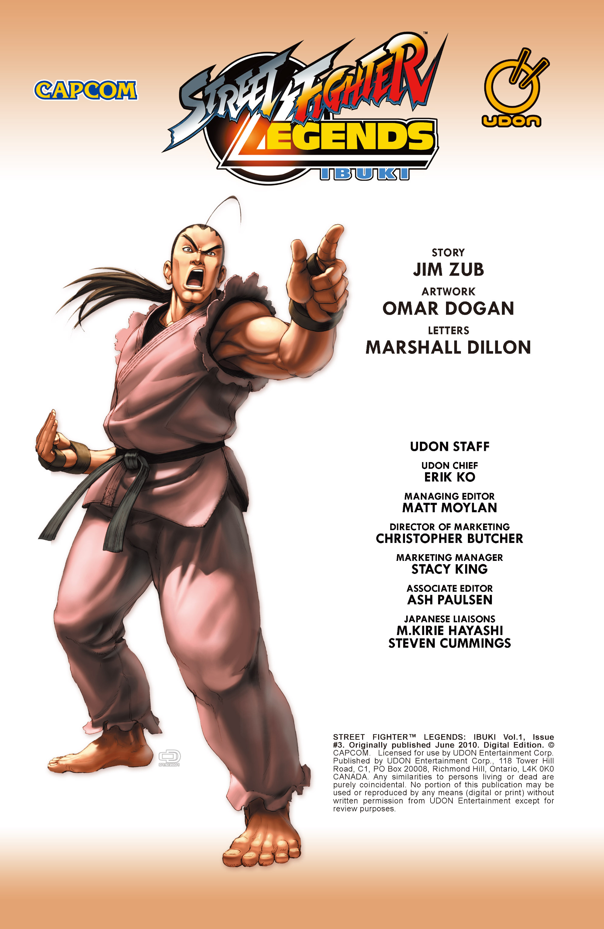 Read online Street Fighter Legends: Ibuki comic -  Issue #3 - 3
