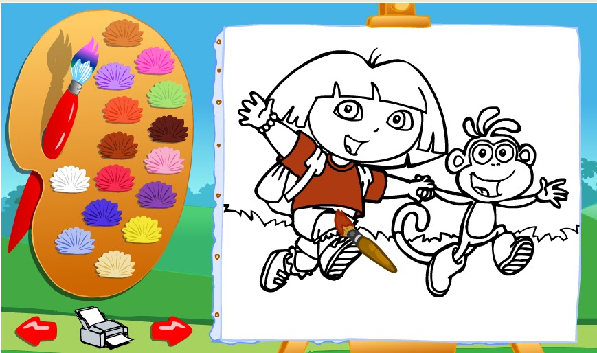 Игра раскраска для детей 5