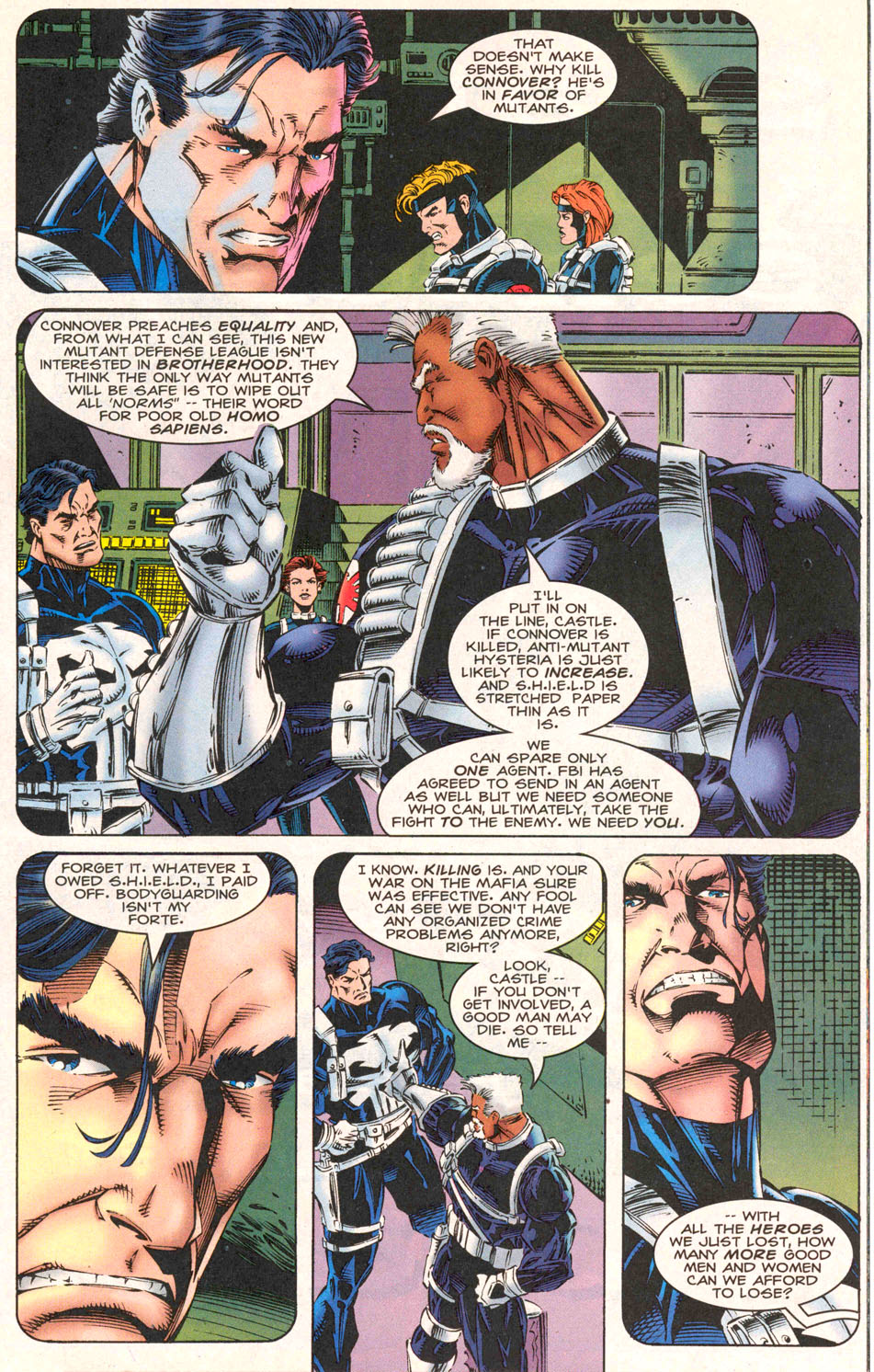 Read online Punisher (1995) comic -  Issue #12 - Total X-tinction - 9