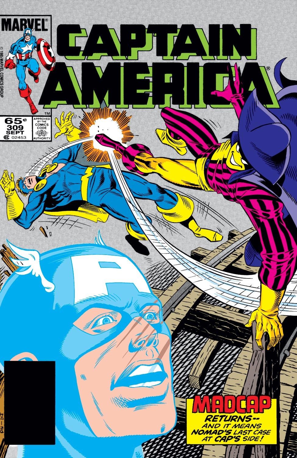Read online Captain America (1968) comic - Issue #309 - 1