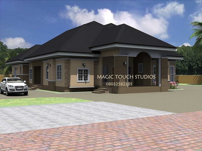 6 Bedroom Bungalow House Plans In Nigeria