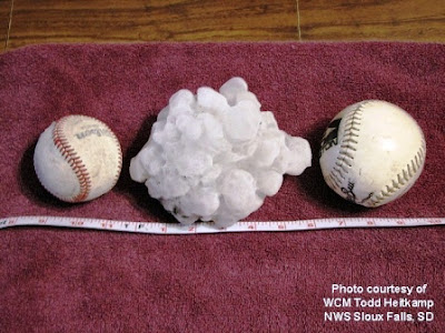 Granizo gigante giant hail