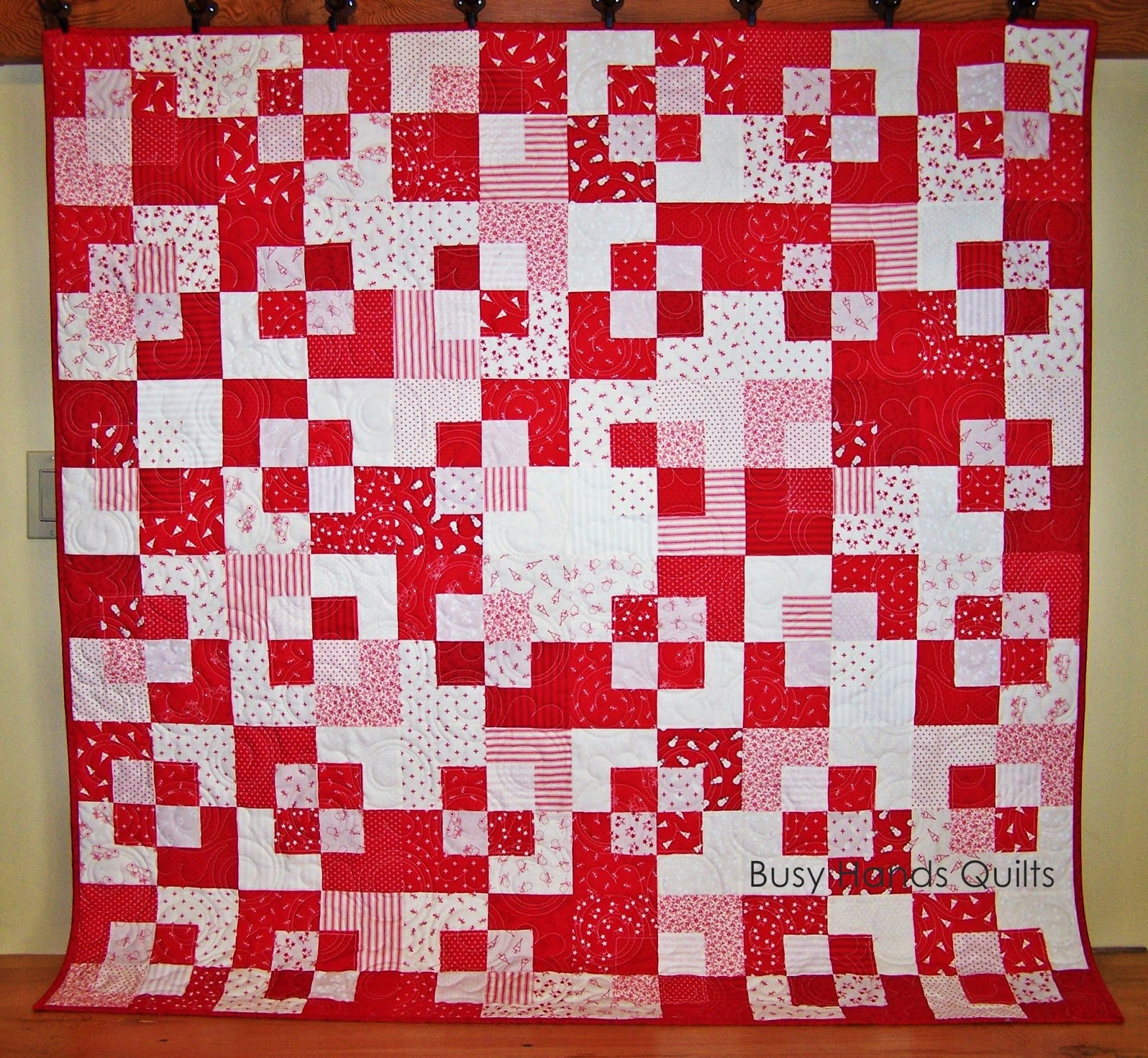 Busy Hands Quilts Winter Wonderland Lap Quilt Custom Quilting