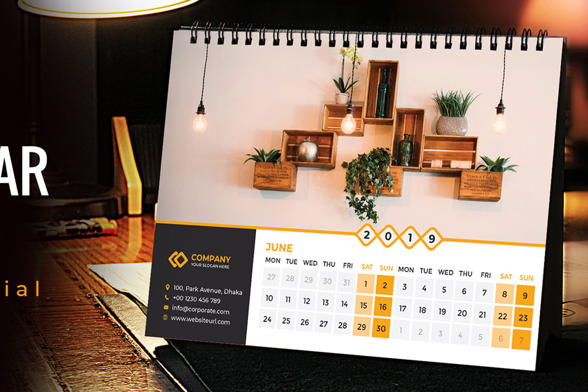 Download Desk Calendar 2019 In Illustrator Tutorial Desk Calendar 2019 Desk Calendar Mockup Free Download Maxpoint Hridoy Graphic Design Tutorial Learn More Earn More PSD Mockup Templates