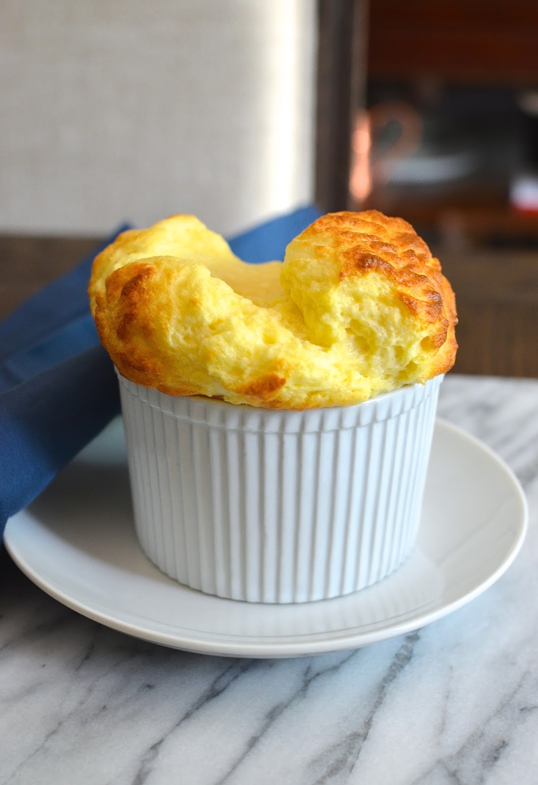 Playing with Flour Cheese soufflé