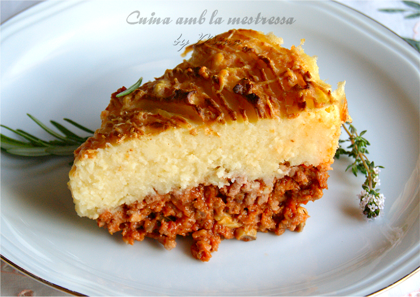 Cocina con Mina Cottage Pie o pastel de carne inglés
