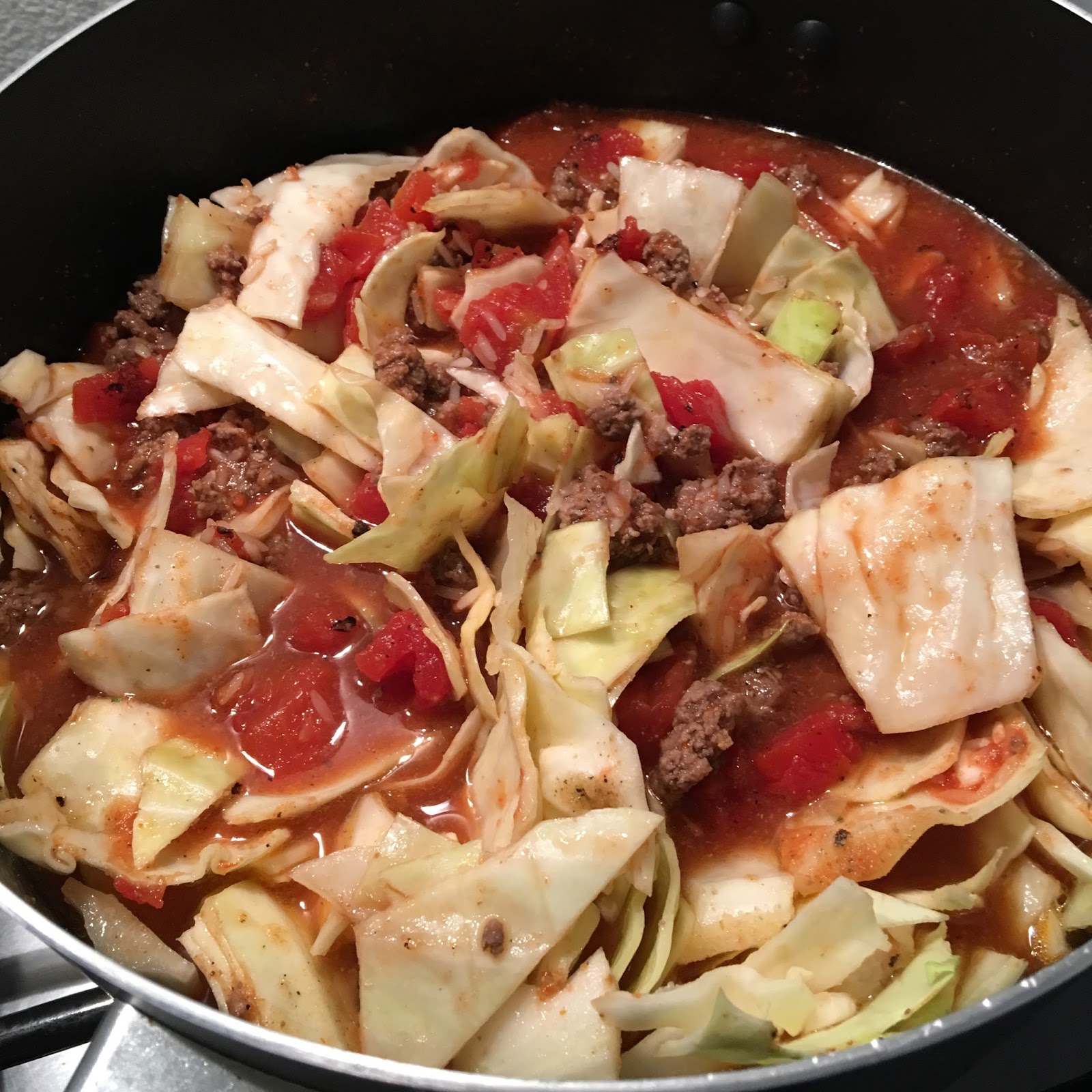 Beyondmythoughts OnePot Cabbage Casserole