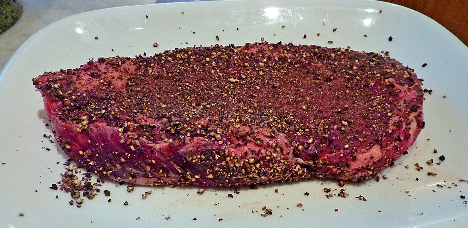 Living the life in SaintAignan Steak au poivre, sauce au cognac