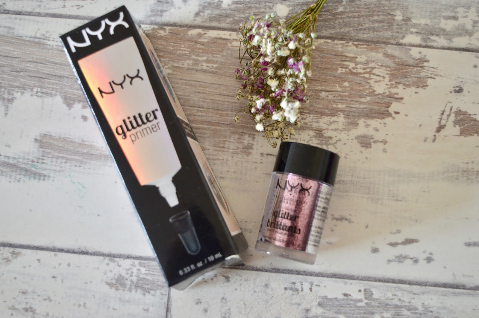 NYX Cosmetics glitter primer review 