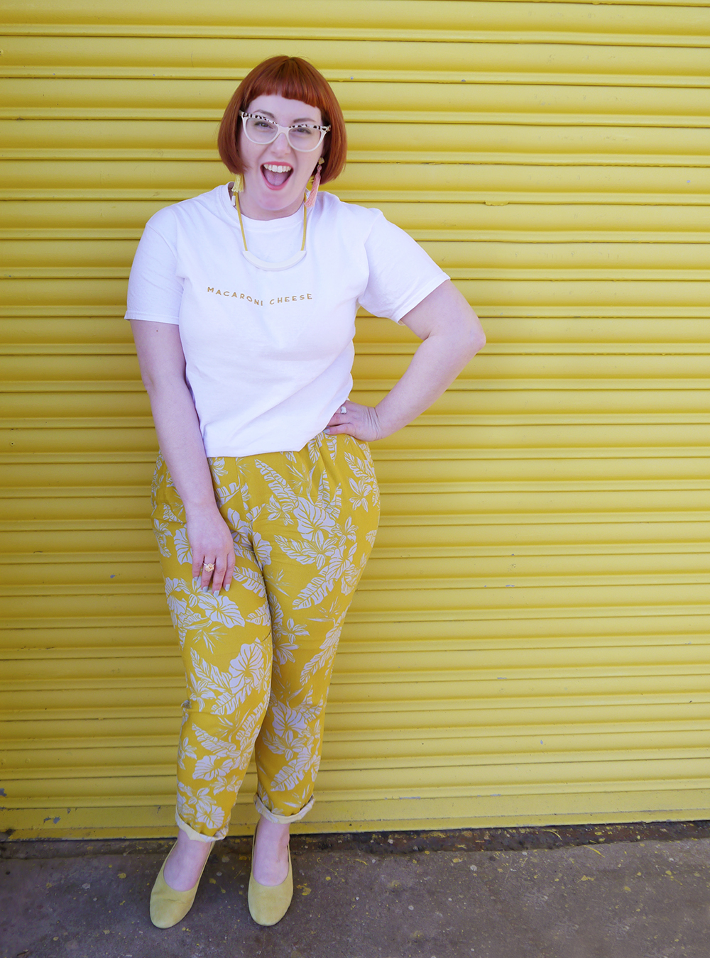 Styled by Helen: Yellow Scottish Blogger Helen of Wardrobe Coversations embraces sunshine in a yellow outfit