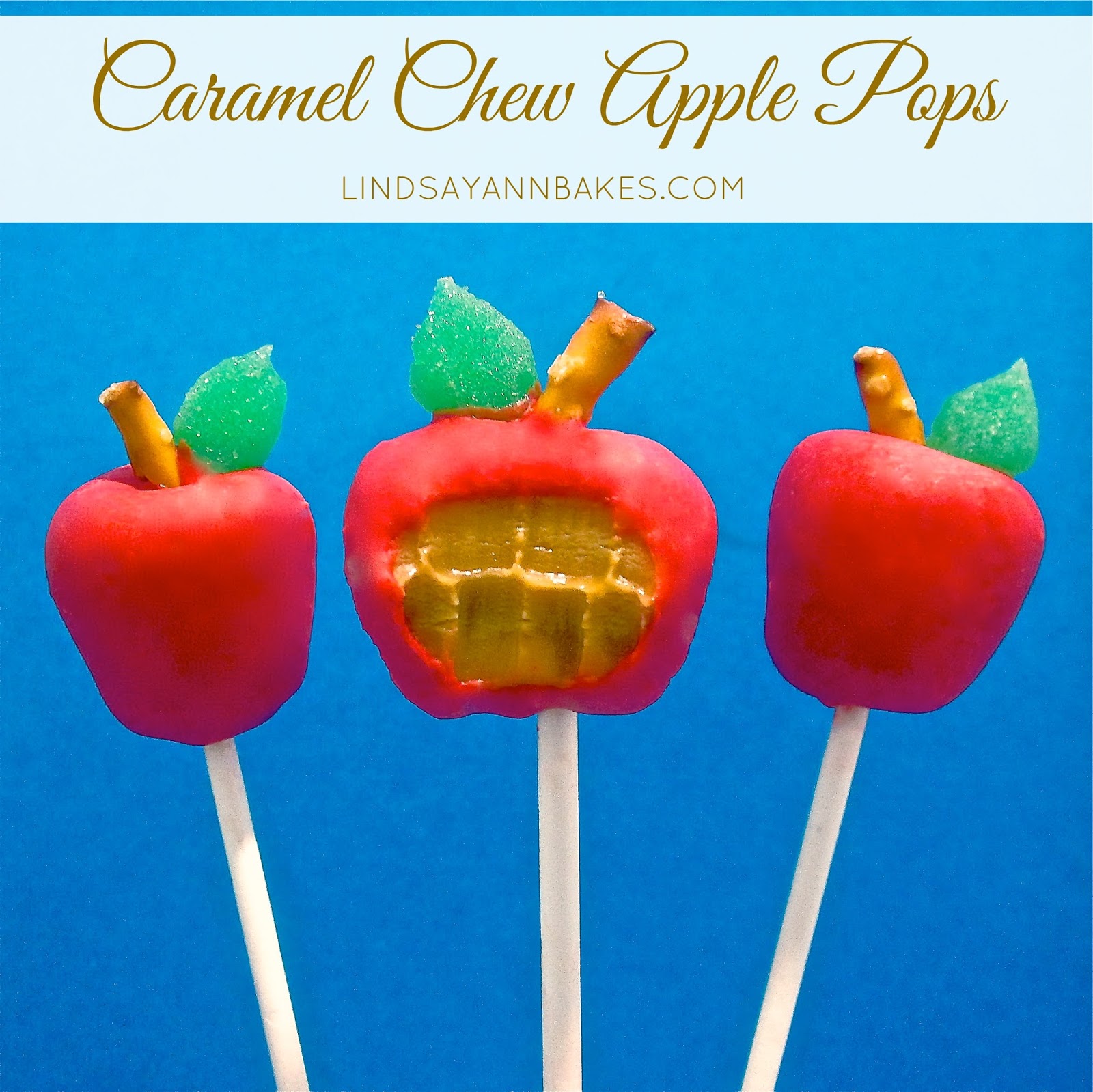 Caramel Chew Apple Pops The Lindsay Ann