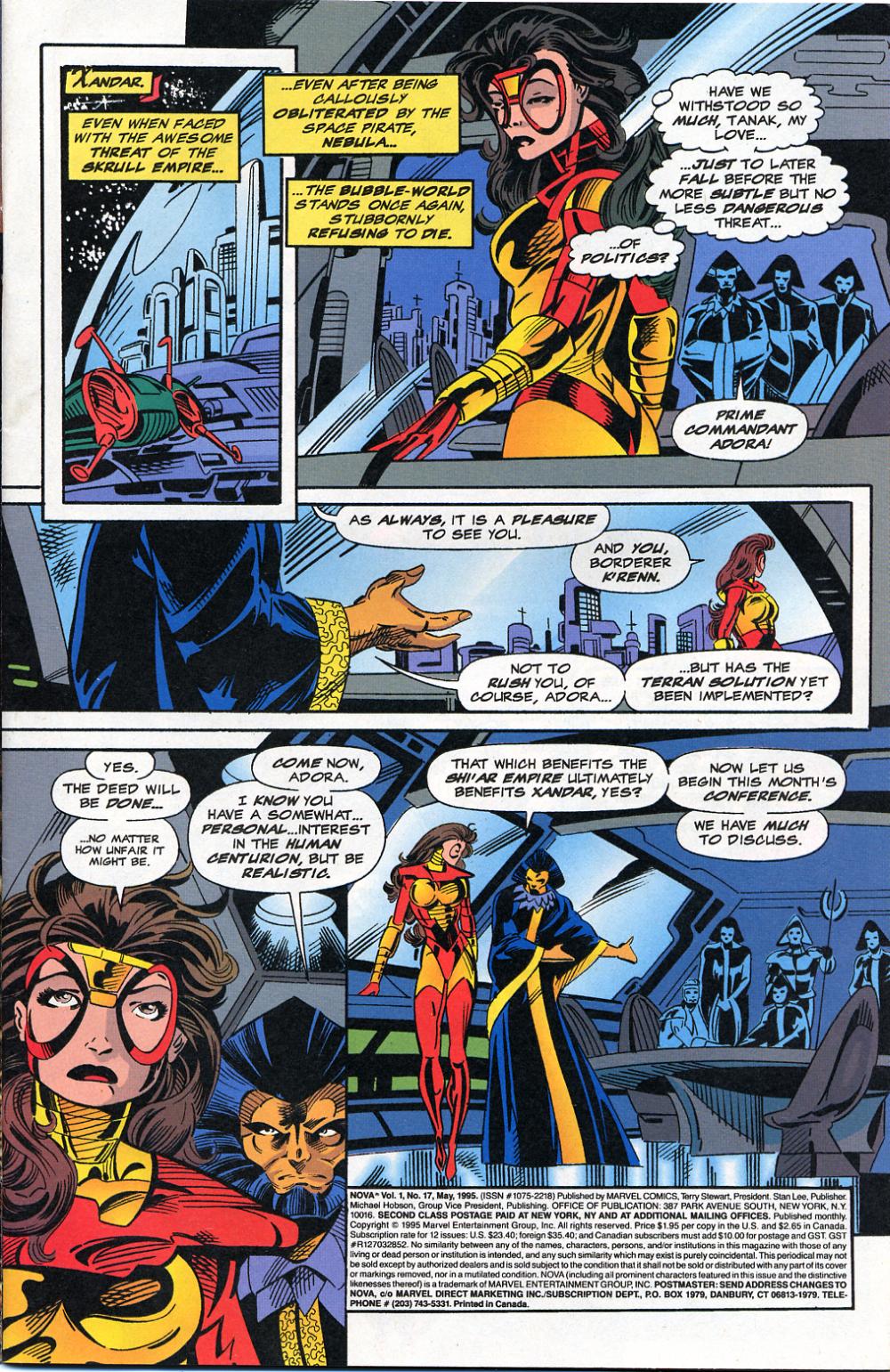 Read online Nova (1994) comic -  Issue #17 - 2