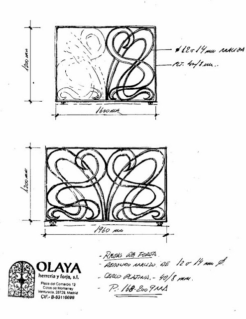 Diseños de rejas de forja con motivos originales y distintos