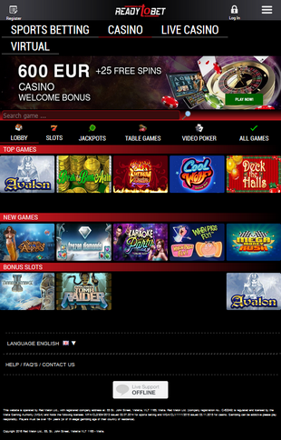 Readytobet Readytobet Screen