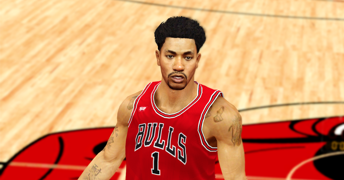 Derrick Rose Cyberface w/ Updated Hair For 2k14 NBA 2K