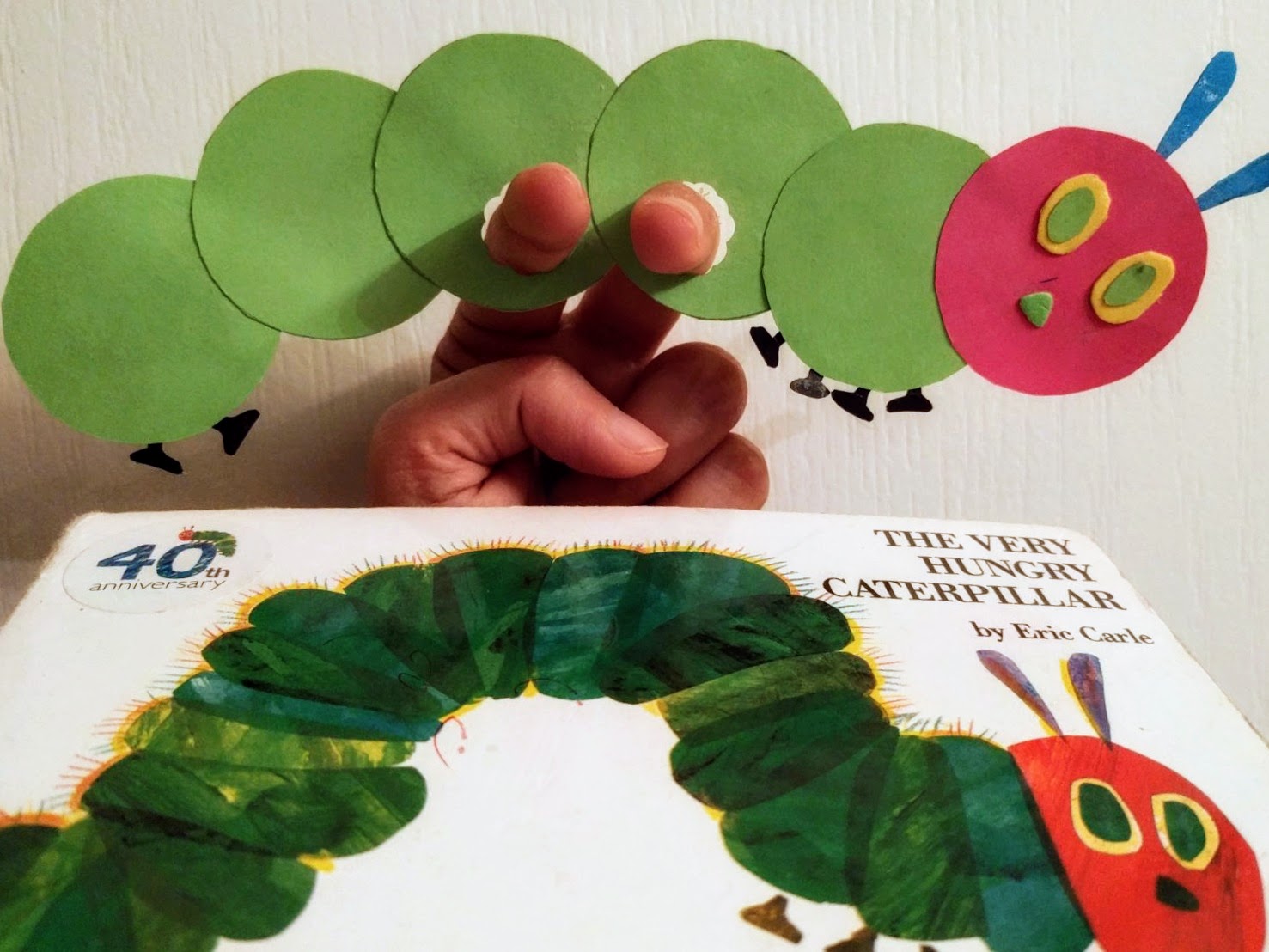 Craft for Kids, The Very Hungry Caterpillar, Puppet Craft, Toddler Craft, Paper Craft
