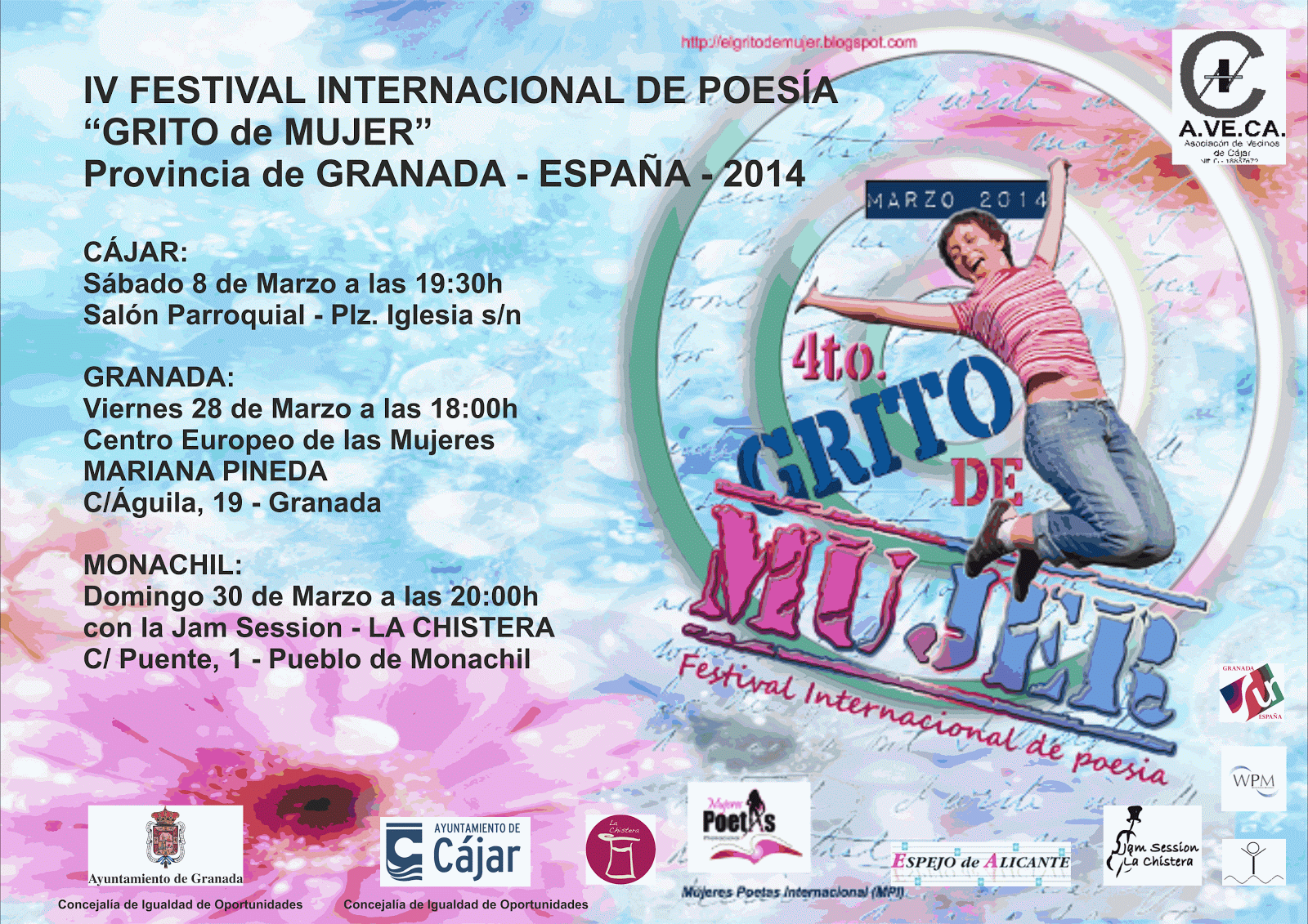 IV FESTIVAL INTERNACIONAL DE POESÍA - GRITO DE MUJER -