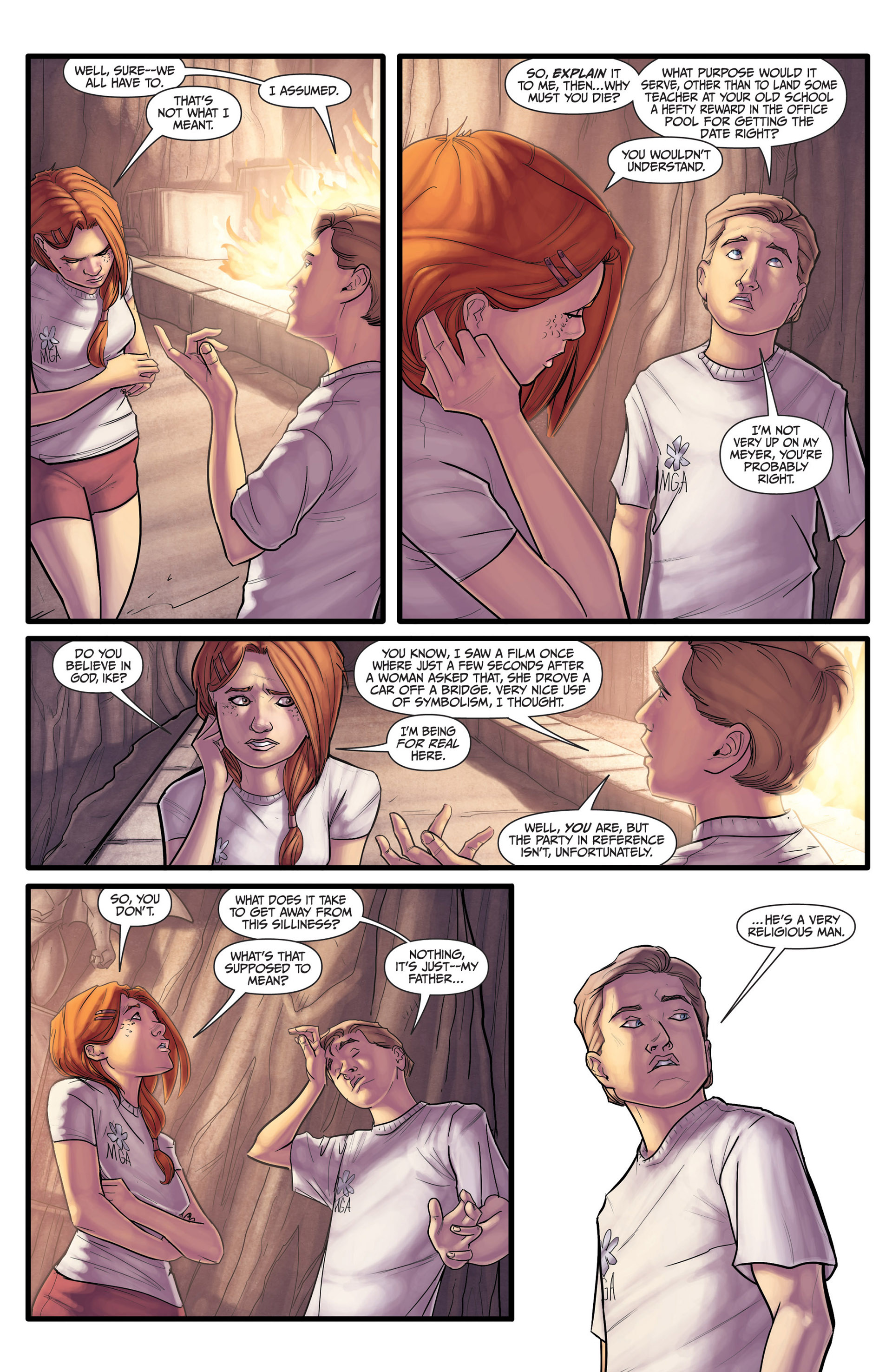 Read online Morning Glories comic -  Issue # _TPB 3 - 154
