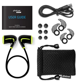 Photive PH-BTE50 Wireless Bluetooth Earbuds