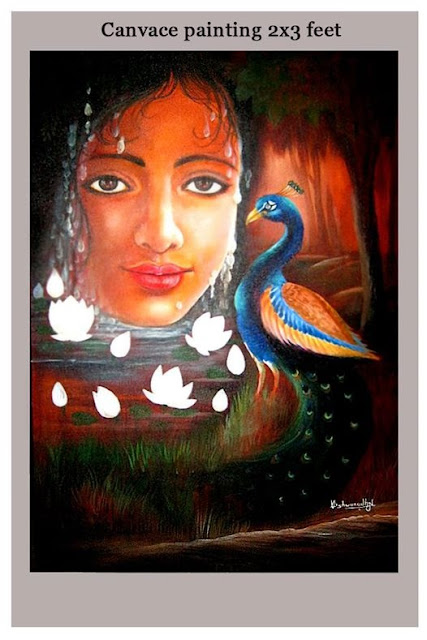 Oil Paintings, Interior Paintings, Wall Paintings, Canvas Paintings, Indian Paintings, contemporary paintings in Hyderabad | ARTNVN