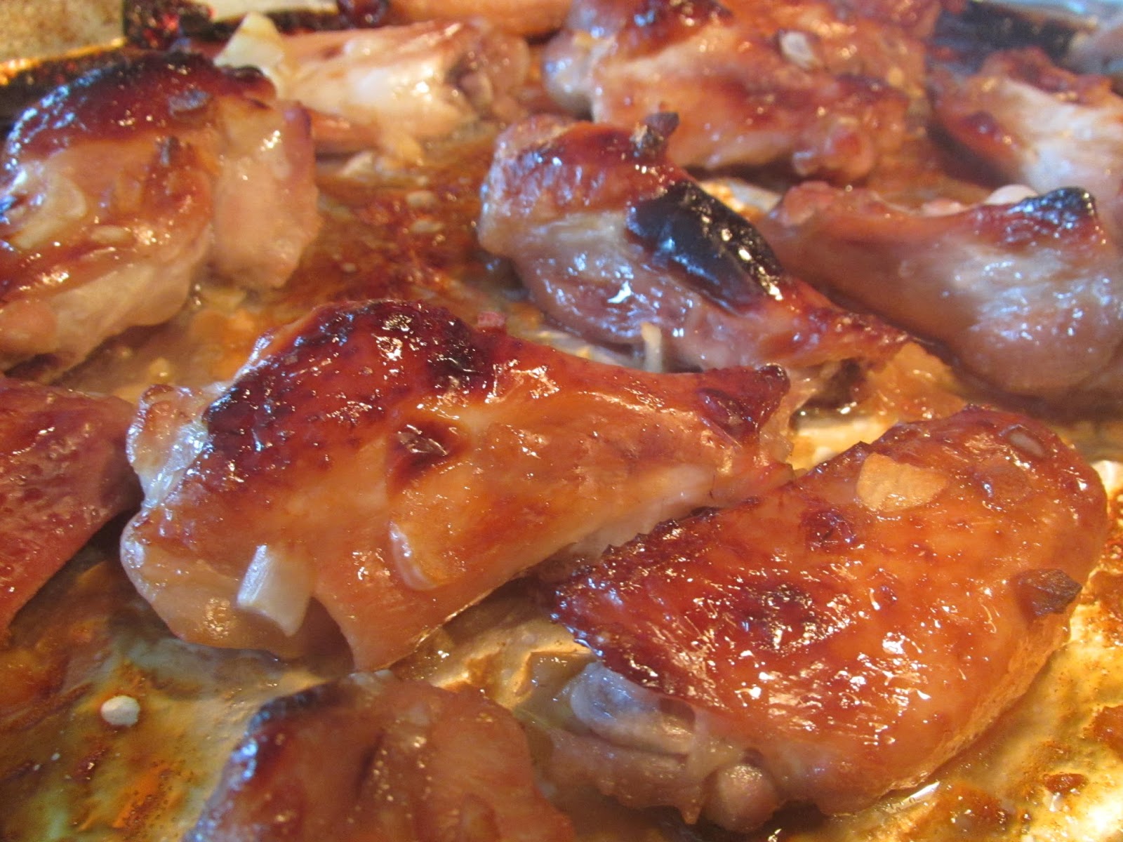 Successfully Gluten Free! Honey Garlic Chicken Wings with Oven