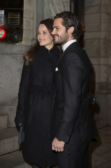 Prince Carl Philip of Sweden and Princess Sofia Hellqvist of Sweden attended a charity dinner in honor of Project Playground in Stockholm